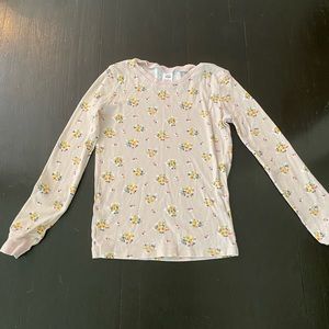 Cotton floral pajamas